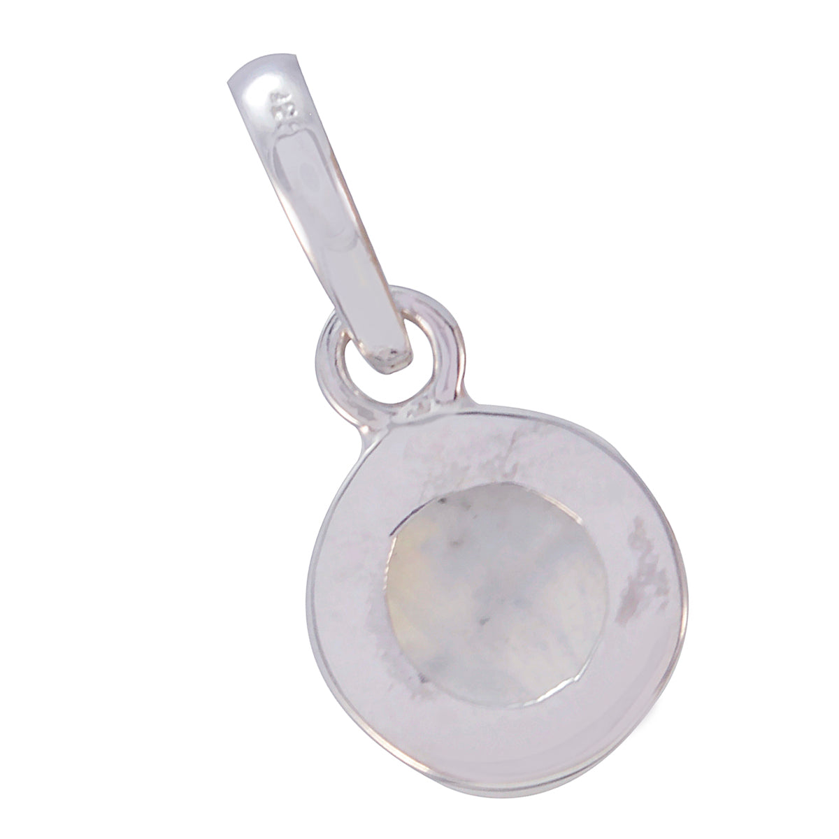Rainbow Moonstone Delicate Turkish 925 Silver Solitaire Maya Love White Pendant Jewelry Main image