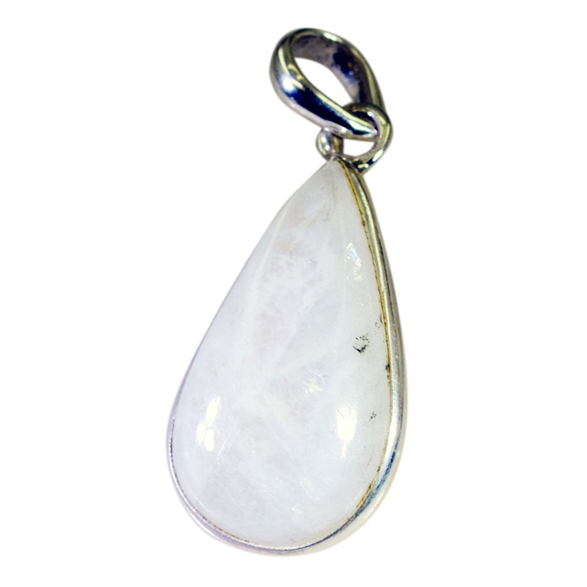 Rainbow Moonstone Versatile Latin American Silver Solitaire Andrea Bubble White Pendant Jewelry Secondary image