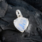 Rainbow Moonstone Delicate Spanish Sterling Silver Solitaire Isabella Fairytale White Pendant Jewellery