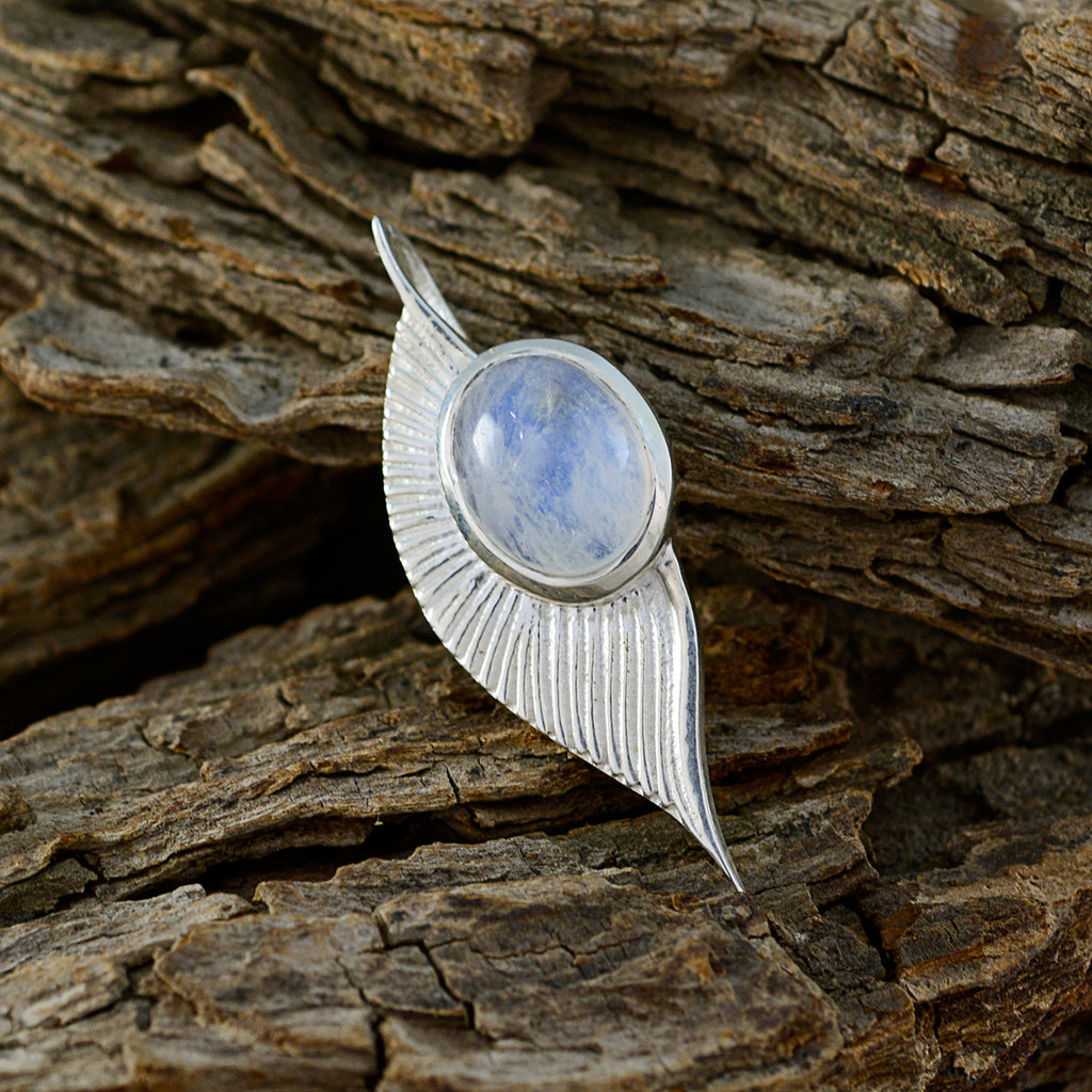 Rainbow Moonstone Dainty Spanish 925 Silver Solitaire Layla Love White Pendant Jewelry
