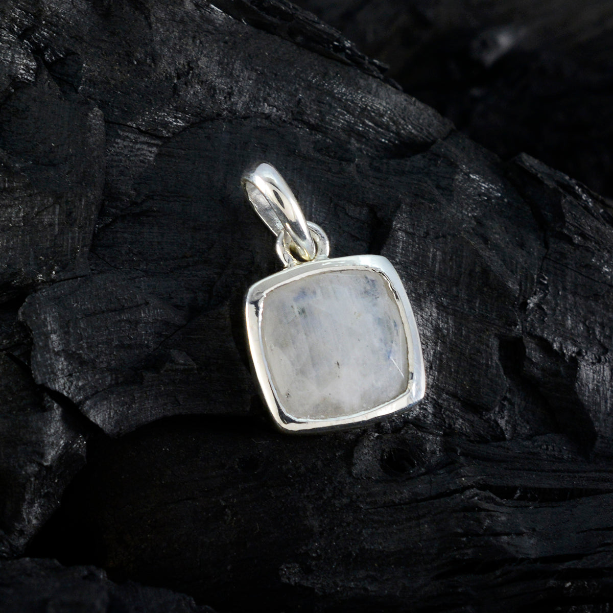 Rainbow Moonstone Dainty Spanish 92.5 Silver Solitaire Penelope Fairytale White Pendant Jewellery