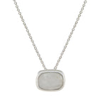 Rainbow Moonstone Classic Spanish 925 Silver Solitaire White Pendant