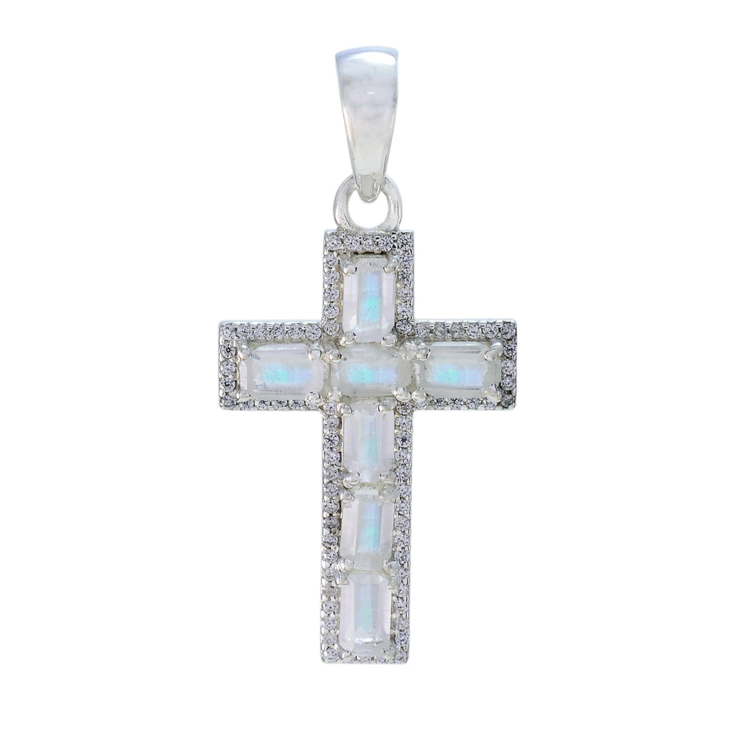 レインボームーンストーン ウィスパーシン オーストラリア産 925 シルバー マルチケネディエタニティホワイトペンダントジュエリー