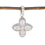 Rainbow Moonstone Tiny Australian Silver multiple White Pendant