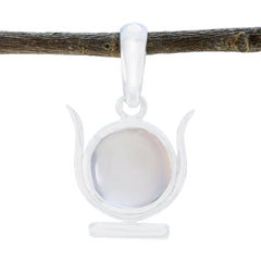 Rose Quartz Delicate German Sterling Silver Solitaire Pink Pendant