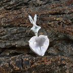 Rose Quartz Dainty Mexican 925 Silver Toi et Moi Zoe Engagement Pink Pendant Jewelry