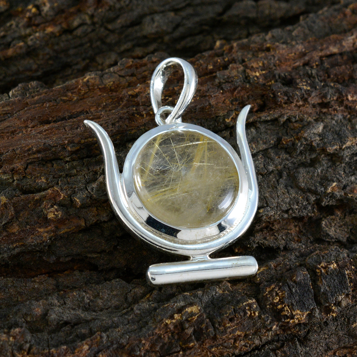 ローズクォーツの繊細なイタリア製925シルバーソリティアルーシーハートピンクペンダントジュエリー サブ画像