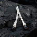 Smoky Quartz Featherlight Indian 92.5 Silver multiple Nisa Sophisticated Brown Pendant Jewellery