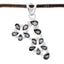 smoky quartz Slim Mexican 92.5 Silver multiple Brown Pendant