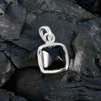 Smoky Quartz Dainty Spanish Silver Solitaire Bianca Love Brown Pendant Jewelry