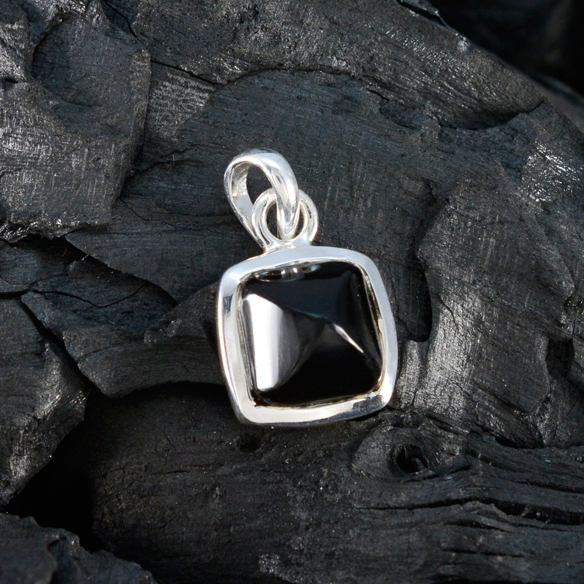 Smoky Quartz Dainty Spanish Silver Solitaire Bianca Love Brown Pendant Jewelry