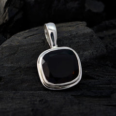 smoky quartz Slim Italian 925 Silver Solitaire Carolina valentine Brown Pendant Jewelry