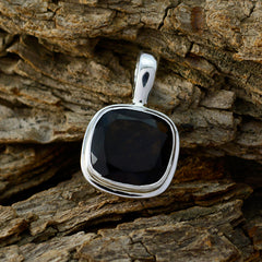 smoky quartz Slim Italian 925 Silver Solitaire Carolina valentine Brown Pendant Jewelry