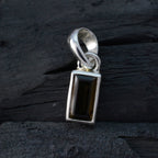 Smoky Quartz Delicate Spanish Silver Solitaire Violet Trendy Brown Pendant Jewelry