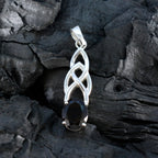 Smoky Quartz Delicate Italian Silver Solitaire Rosa Claddagh Brown Pendant Jewelry