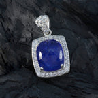 Tanzanite Statement American 92.5 Silver multiple Audrey Sophisticated Blue Pendant Jewellery