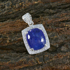 Tanzanite Statement American 92.5 Silver multiple Audrey Sophisticated Blue Pendant Jewellery