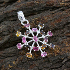 Tourmaline Eye-catching American Silver multiple Julieta Graceful multicolor Pendant Jewelry