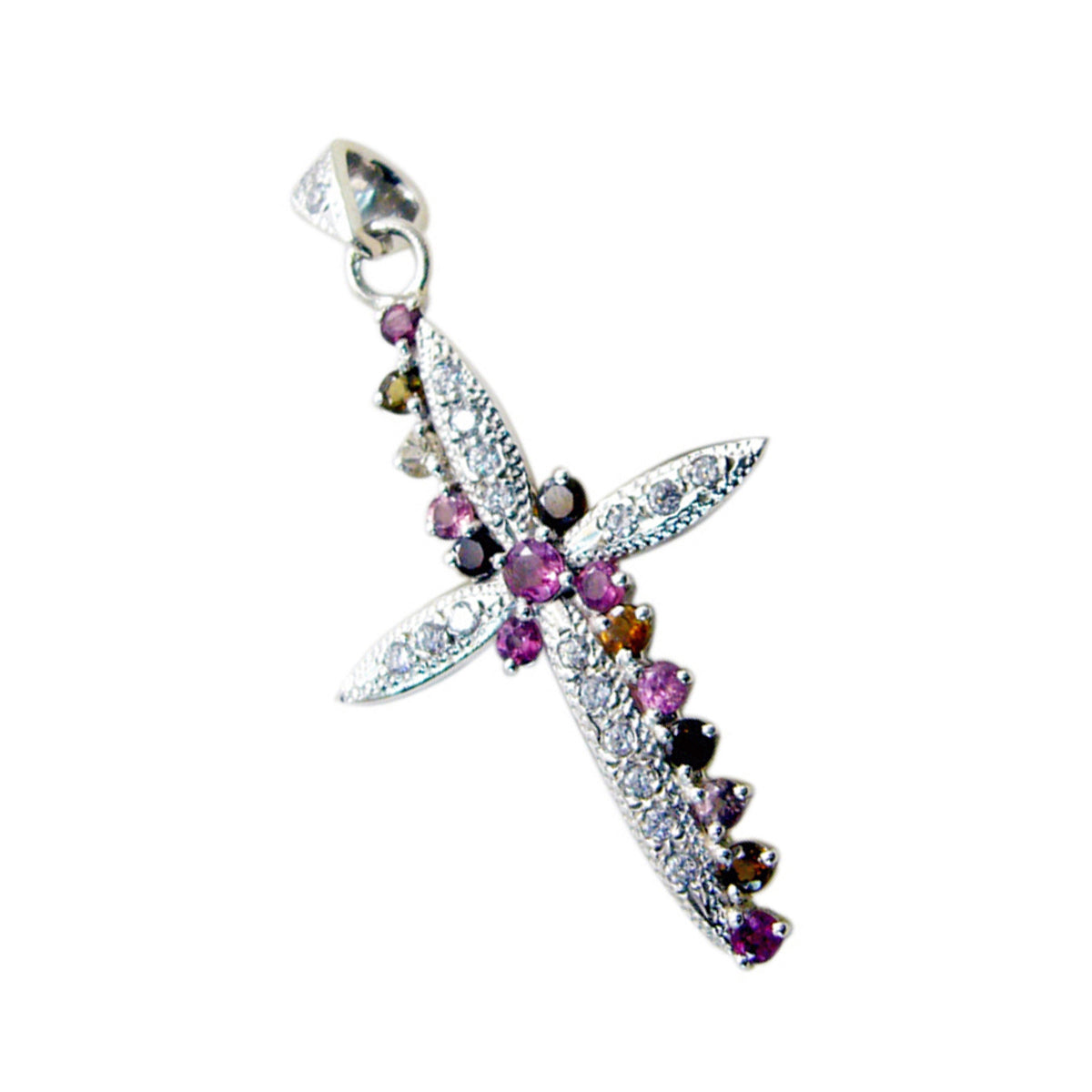 Tourmaline Essential African Silver multiple Mia Fairytale multicolor Pendant Jewelry