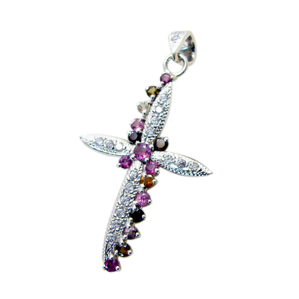 Tourmaline Essential African Silver multiple Mia Fairytale multicolor Pendant Jewelry