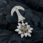 Tourmaline Classic Middle Eastern 925 Silver multiple Hanna Abstract multicolor Pendant Jewelry