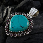 Turquoise Statement Latin American 92.5 Silver multiple Isabella Cultural Blue Pendant Jewellery