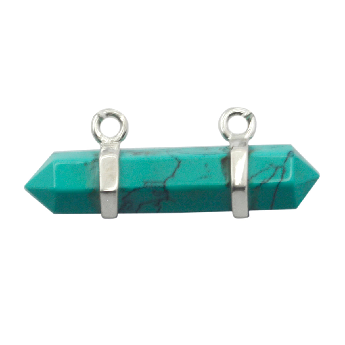 Turquoise Classic Egyptian 92.5 Silver Solitaire Turquoise Pendant