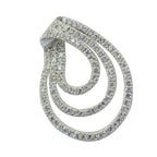 White CZ Statement Australian 925 Silver multiple Nova Luxurious White Pendant Jewelry