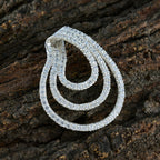 White CZ Tiny Middle Eastern 925 Silver multiple Inès Romantic White Pendant Jewelry