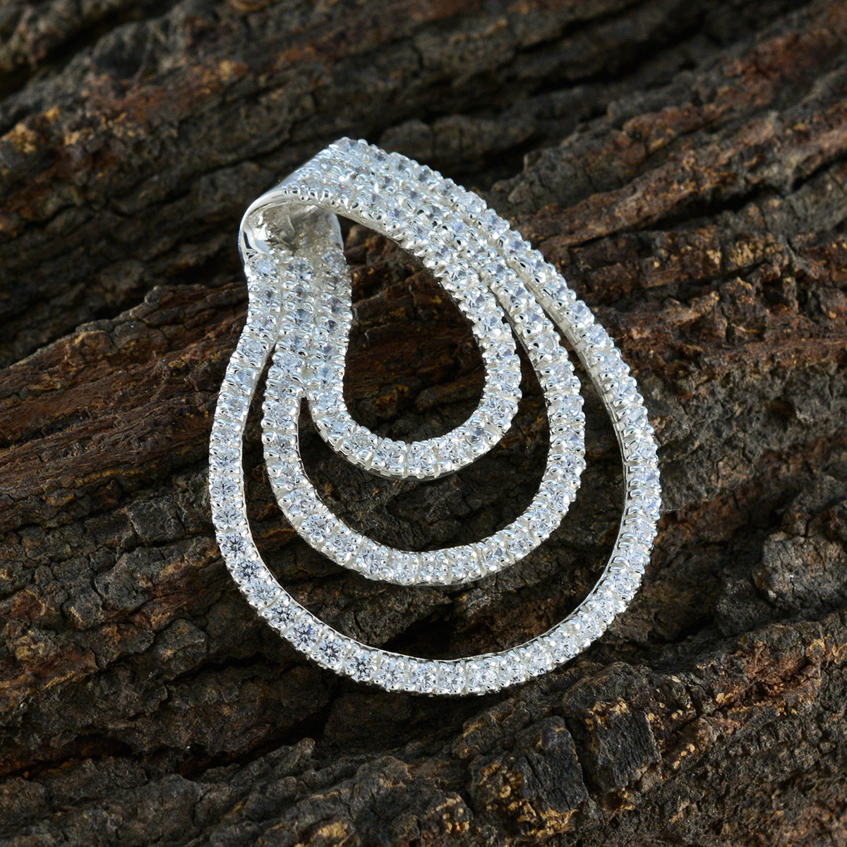 White CZ Tiny Middle Eastern 925 Silver multiple Inès Romantic White Pendant Jewelry