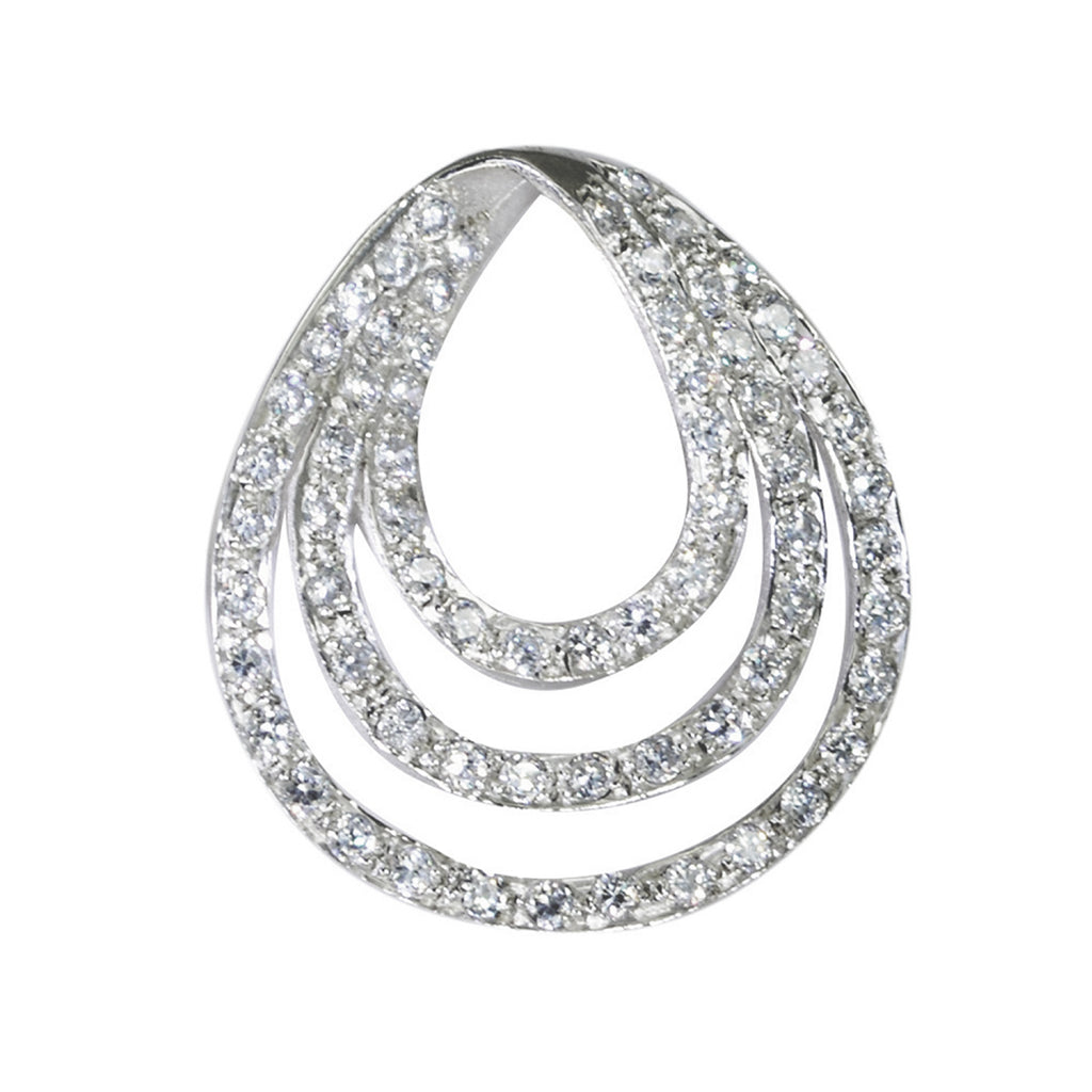 White CZ Tiny Middle Eastern 925 Silver multiple Inès Romantic White Pendant Jewelry