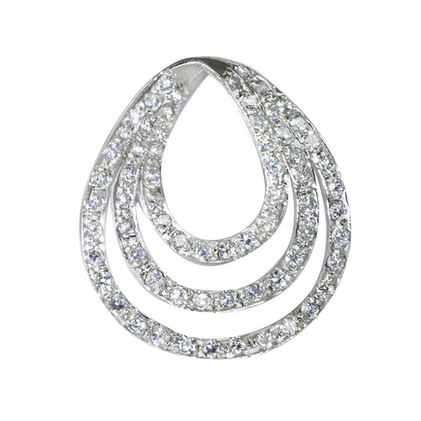 White CZ Tiny Middle Eastern 925 Silver multiple Inès Romantic White Pendant Jewelry