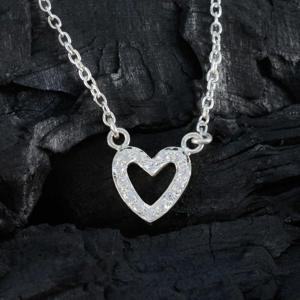 White CZ Dainty African 925 Silver multiple Marie Romantic White Pendant Jewelry