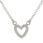 White CZ Dainty African 925 Silver multiple White Pendant