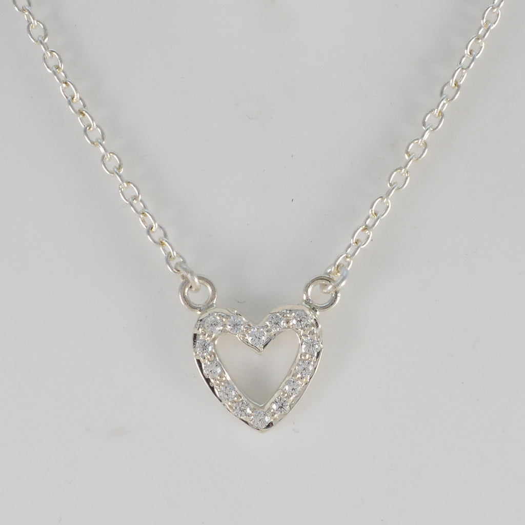 White CZ Dainty African 925 Silver multiple Marie Romantic White Pendant Jewelry