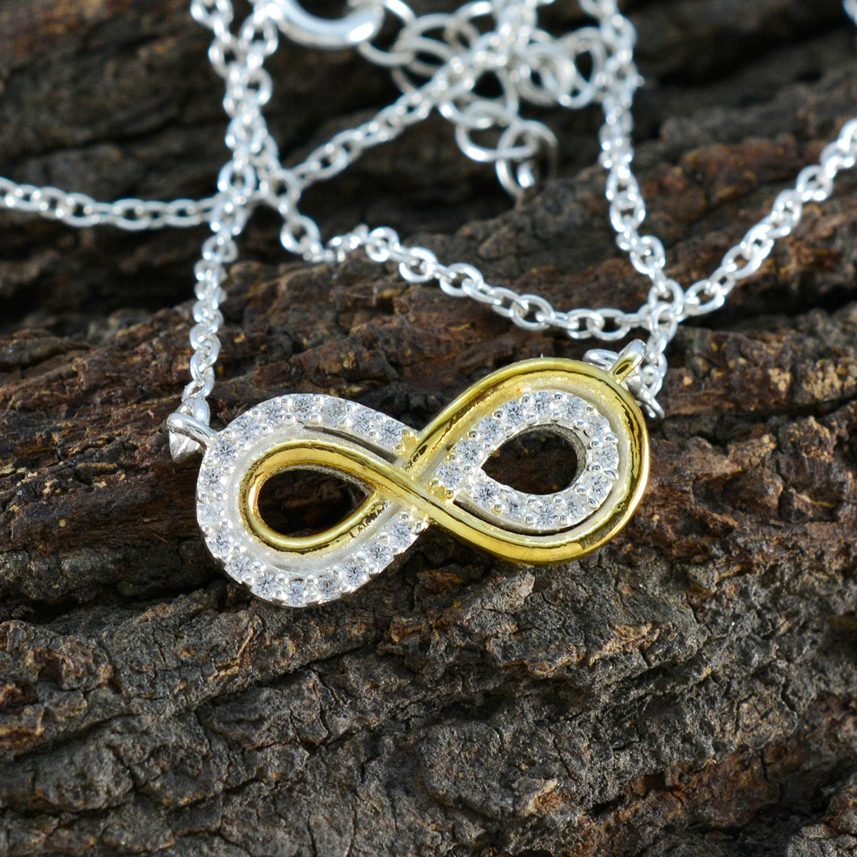 Vit CZ fjäderlätt indiskt silver flera Putri förlovningshänge vitt smycke