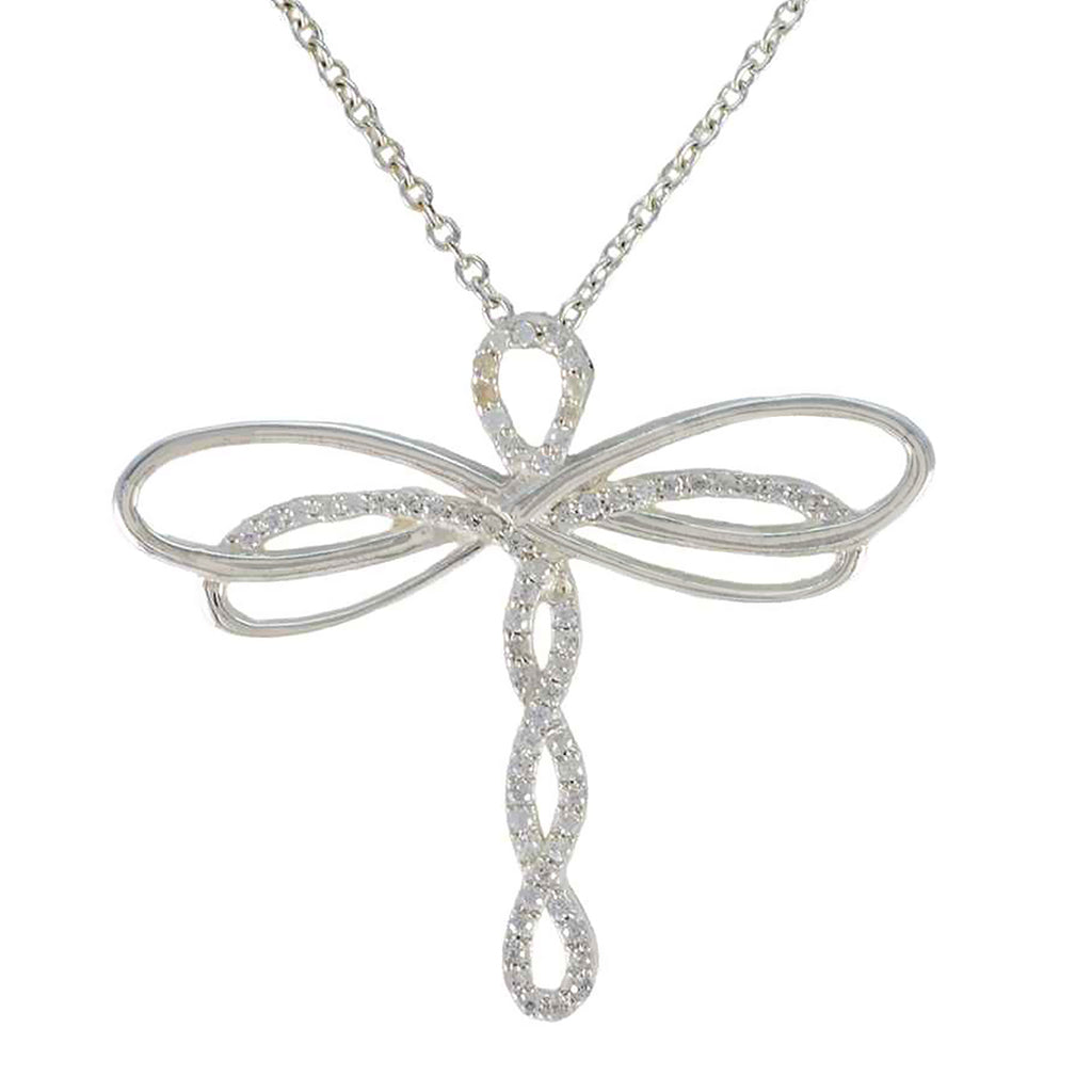 White CZ Essential African Silver multiple White Pendant