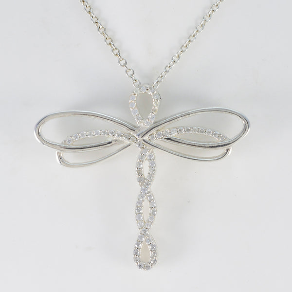 White CZ Essential African Silver multiple Bruna Graceful White Pendant Jewelry