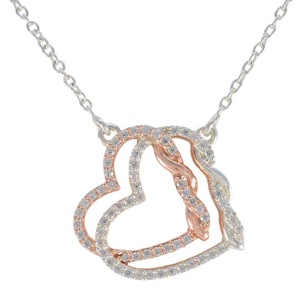White CZ Tiny Australian 92.5 Silver multiple White Pendant