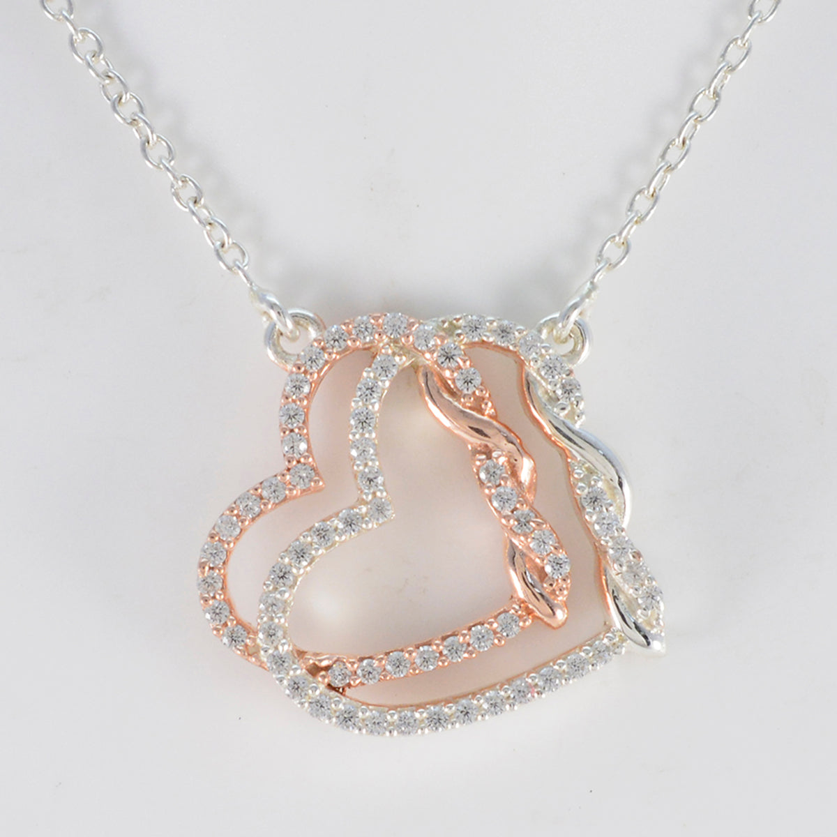 Vit CZ Tiny Australian 92.5 Silver Multiple Carla Valentine Vitt Hängsmycke