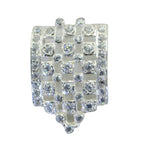 White CZ Statement Mexican 92.5 Silver multiple White Pendant