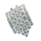 Witte CZ Statement Mexicaanse 92,5 Zilveren meervoudige Stella Graceful White Hanger Sieraden