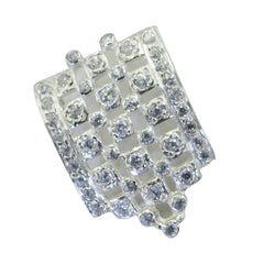 Ciondolo Stella Graceful bianco in argento 92,5 messicano con zirconi bianchi