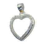 White Cz Whisper-thin Middle Eastern Sterling Silver multiple White Pendant