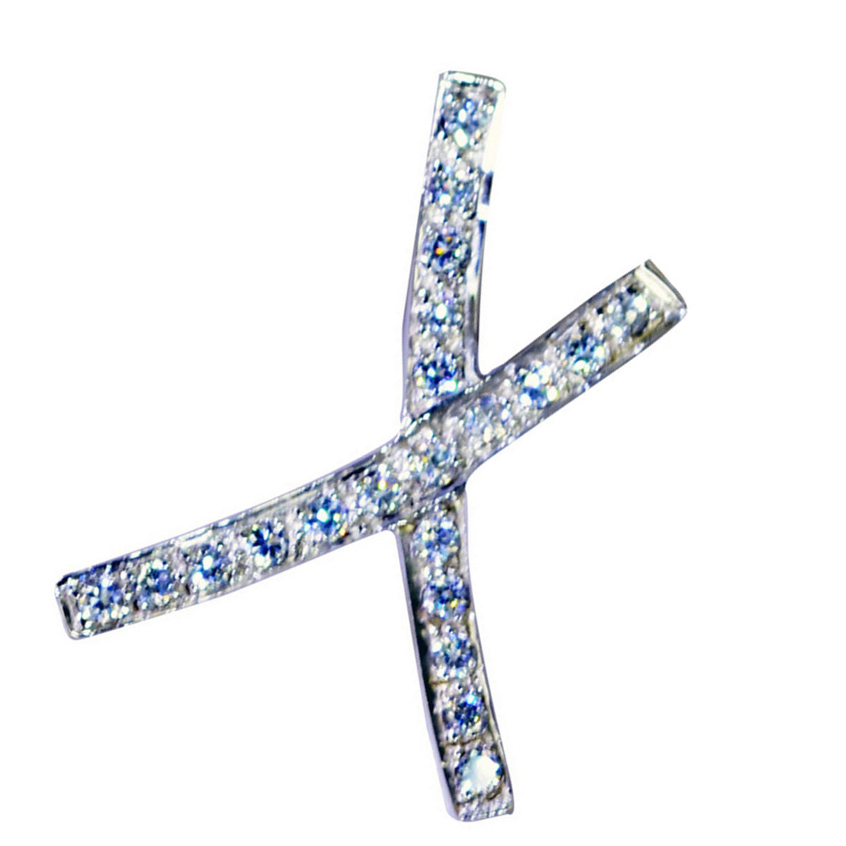 White CZ Featherlight African Silver multiple Sophia Heart White Pendant Jewelry