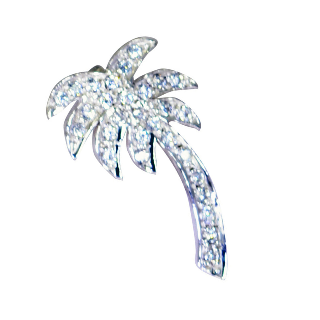 White CZ Delicate Middle Eastern Sterling Silver multiple Isabella Contemporary White Pendant Jewellery