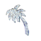 White CZ Delicate Middle Eastern Sterling Silver multiple Isabella Contemporary White Pendant Jewellery