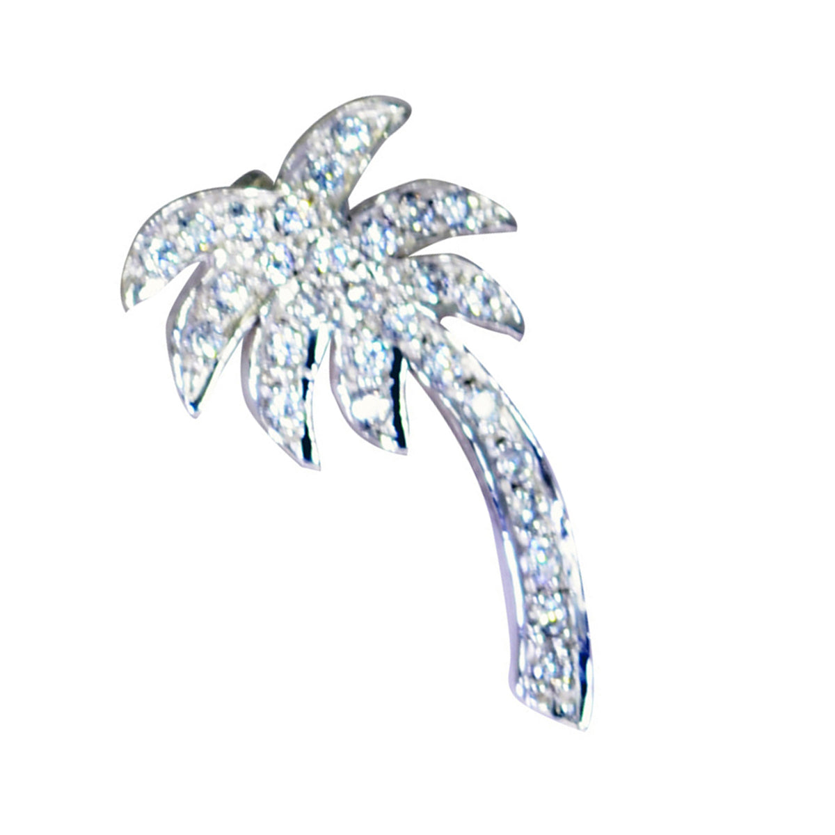 White CZ Delicate Middle Eastern Sterling Silver multiple Isabella Contemporary White Pendant Jewellery