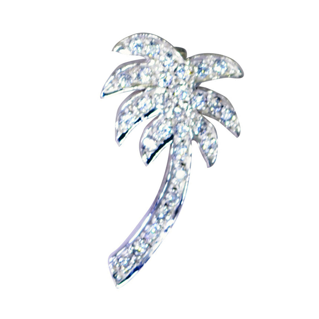 White CZ Delicate Middle Eastern Sterling Silver multiple Isabella Contemporary White Pendant Jewellery