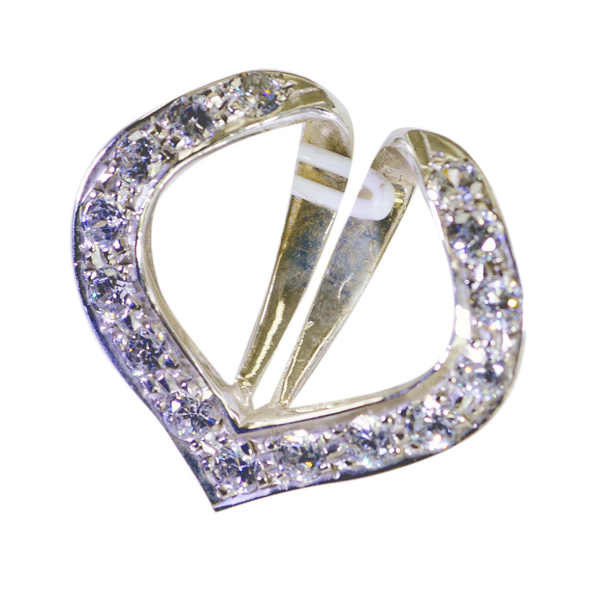 White CZ Classic Australian 92.5 Silver multiple Luisa Glamorous White Pendant Jewellery